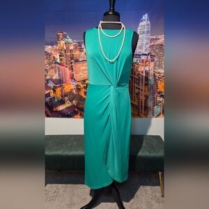 Ralph Lauren Turquoise Midi Dress